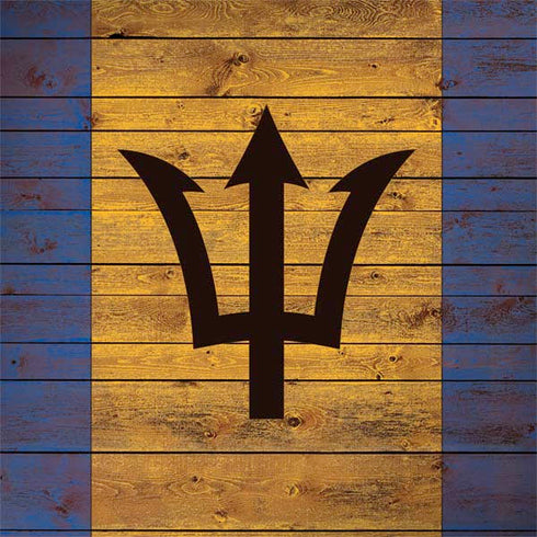 Barbados Flag Dark Wood Surface Book 2 15in Skin